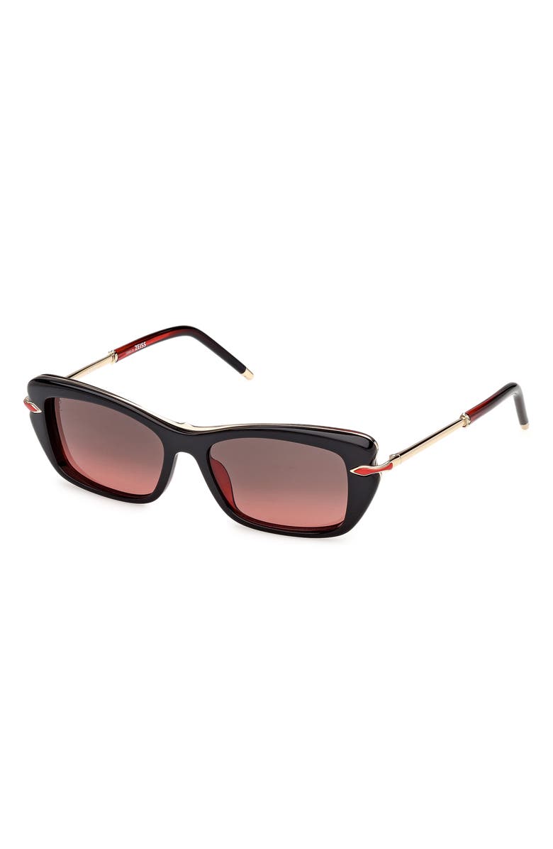Christian Louboutin 53mm Butterfly Sunglasses, Alternate, color, 