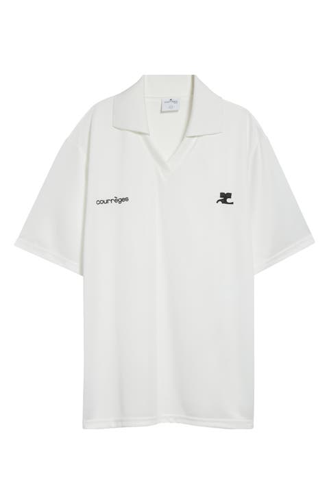 Sports Oversize Logo Polo