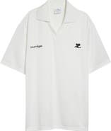 Courrèges Sports Oversize Logo Polo