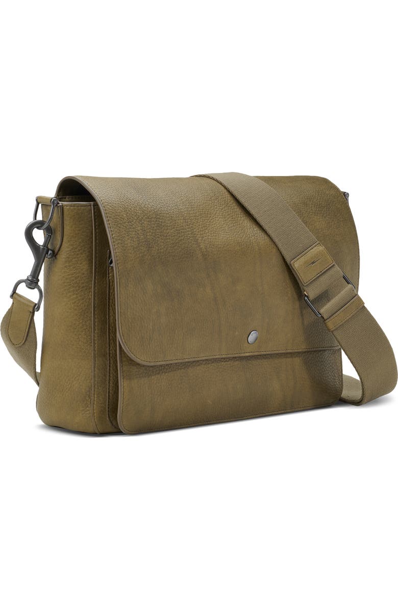Shinola Canfield Relaxed Leather Messenger Bag, Alternate, color,