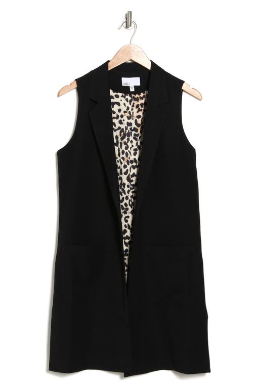 Dr2 By Daniel Rainn Classic Duster Vest In Black