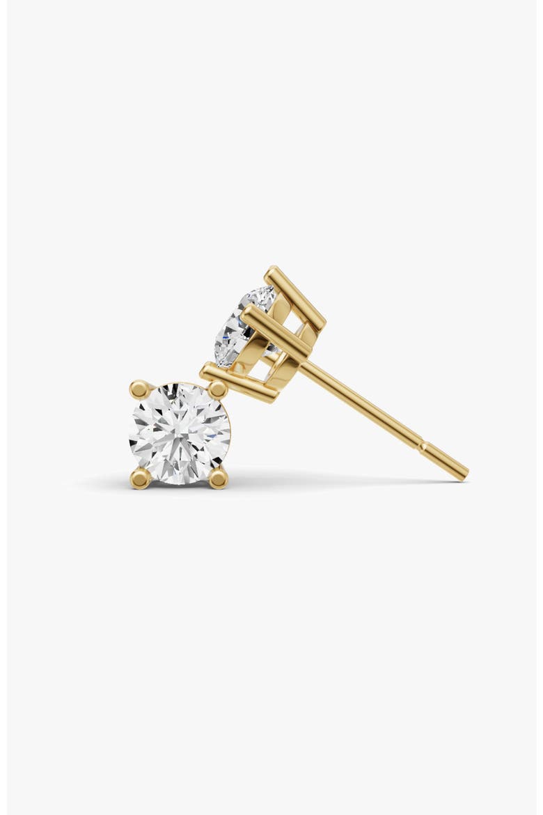 14K Gold 0.75 ct Round Studs Earrings, Main, color, Yellow Gold