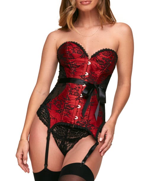 Jasmine Boned Corset & Thong Set