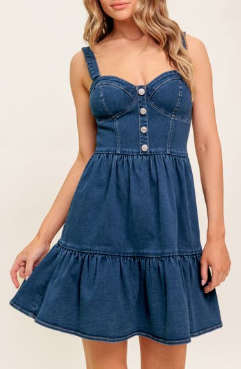 Denim Minidress
