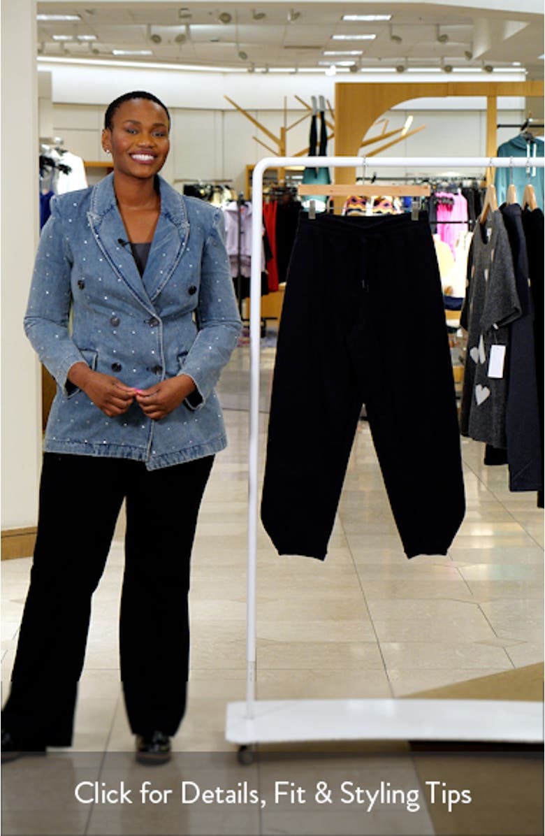 LuxeFleece Barrel Leg Sweatpants, sales video thumbnail