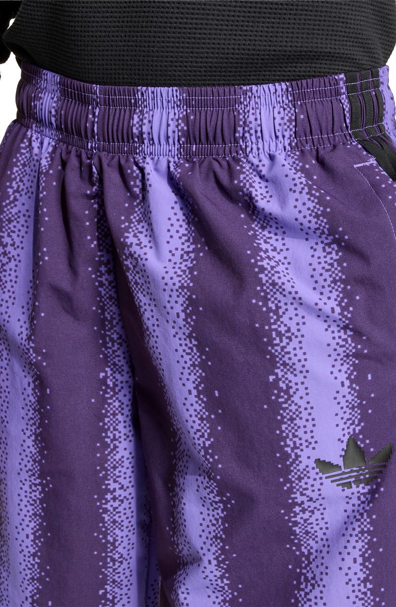 adidas Originals Kids' Minecraft 3-Stripes Track Pants, Alternate, color, Purple Rush/ Violet