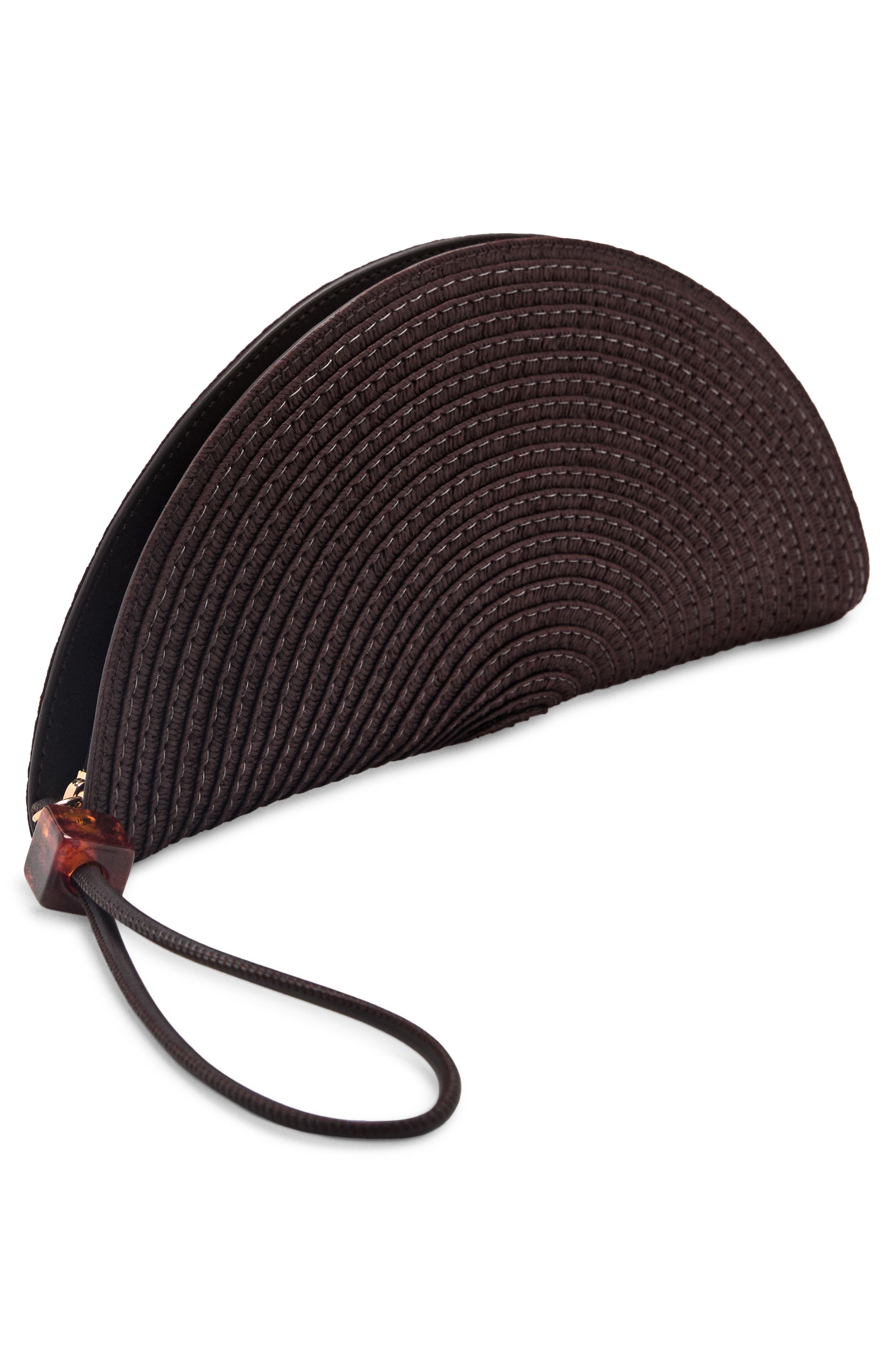 MANGO Straw Toiletry Bag, Alternate, color, 