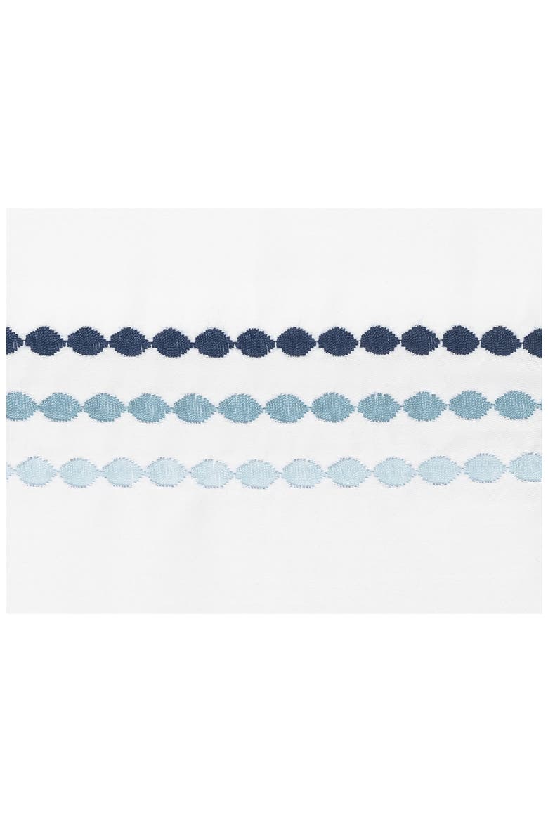 Amara Triple Pearl Flat Sheet, Alternate, color, SAILOR BLUE