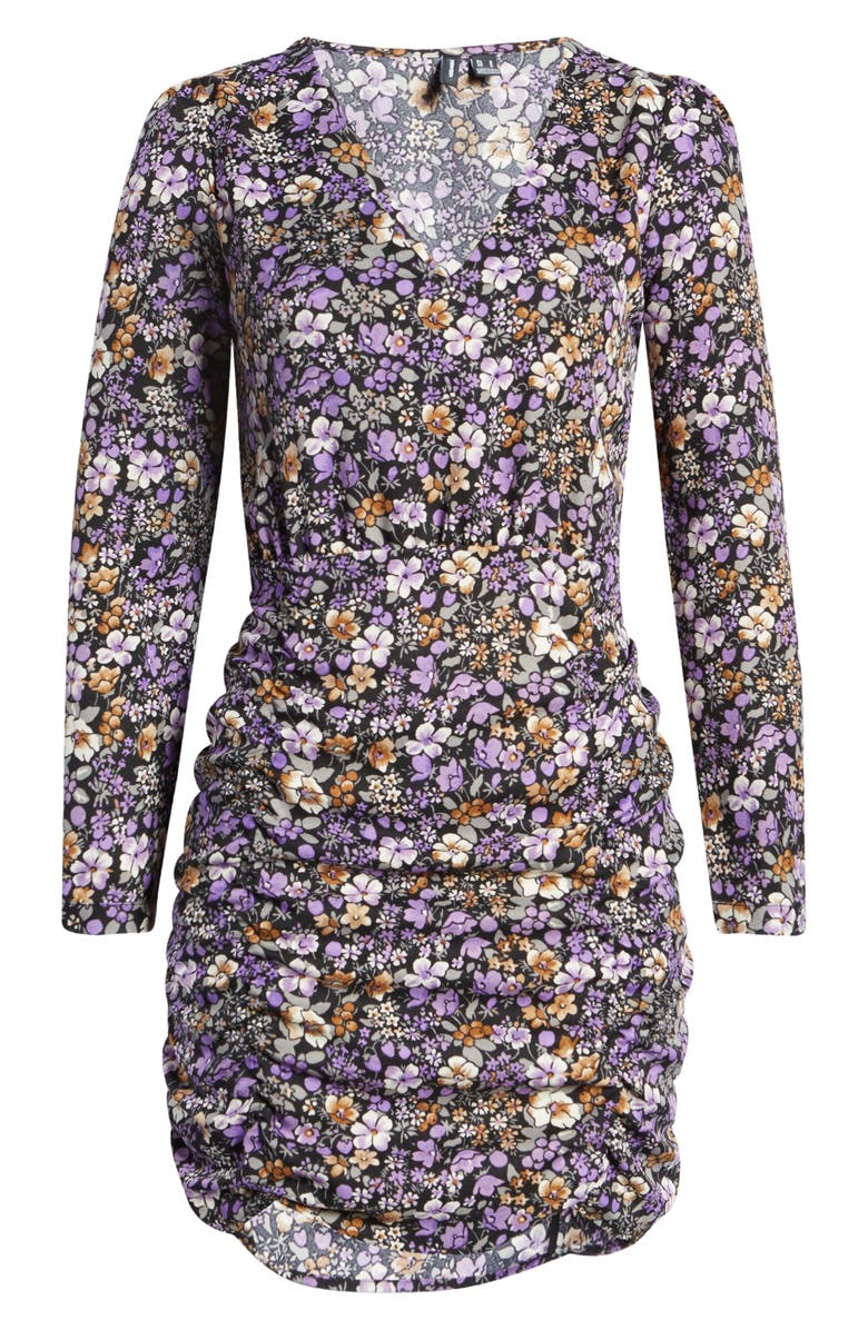 VERO MODA Isa Floral Print Long Sleeve Minidress, Alternate, color,