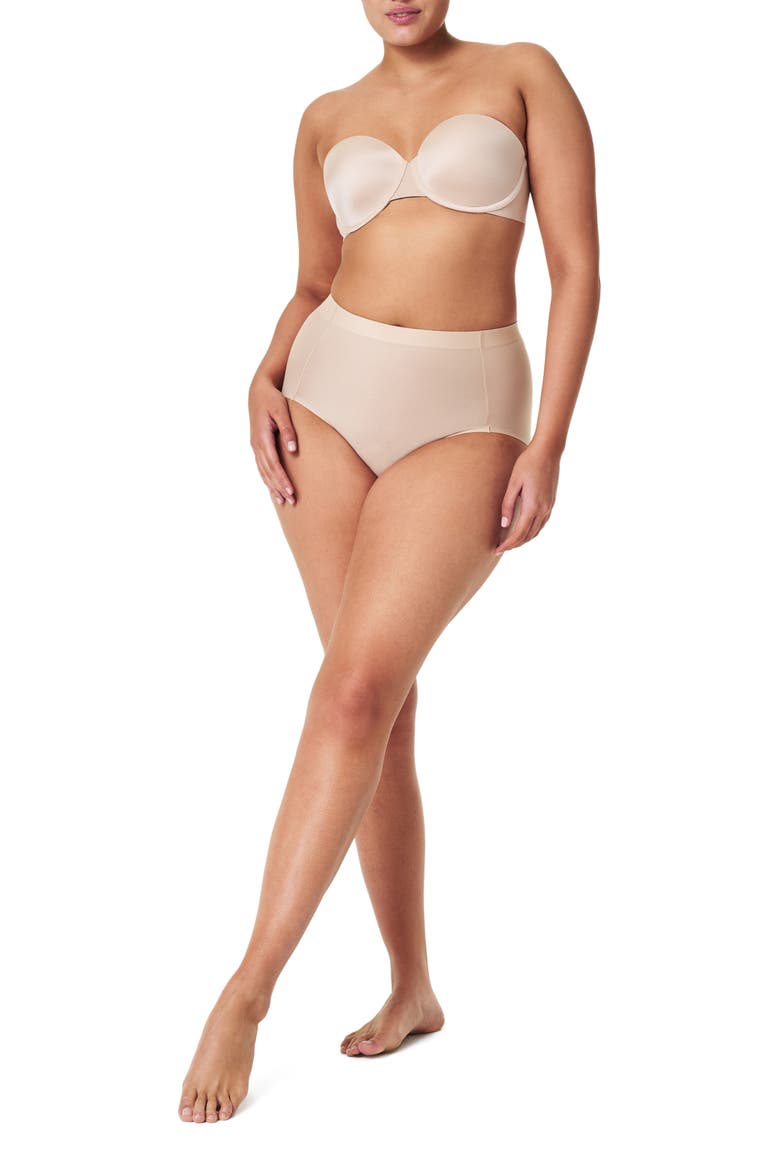 SPANXshape™ Sheer Control Briefs, Alternate, color, CHAMPAGNE BEIGE