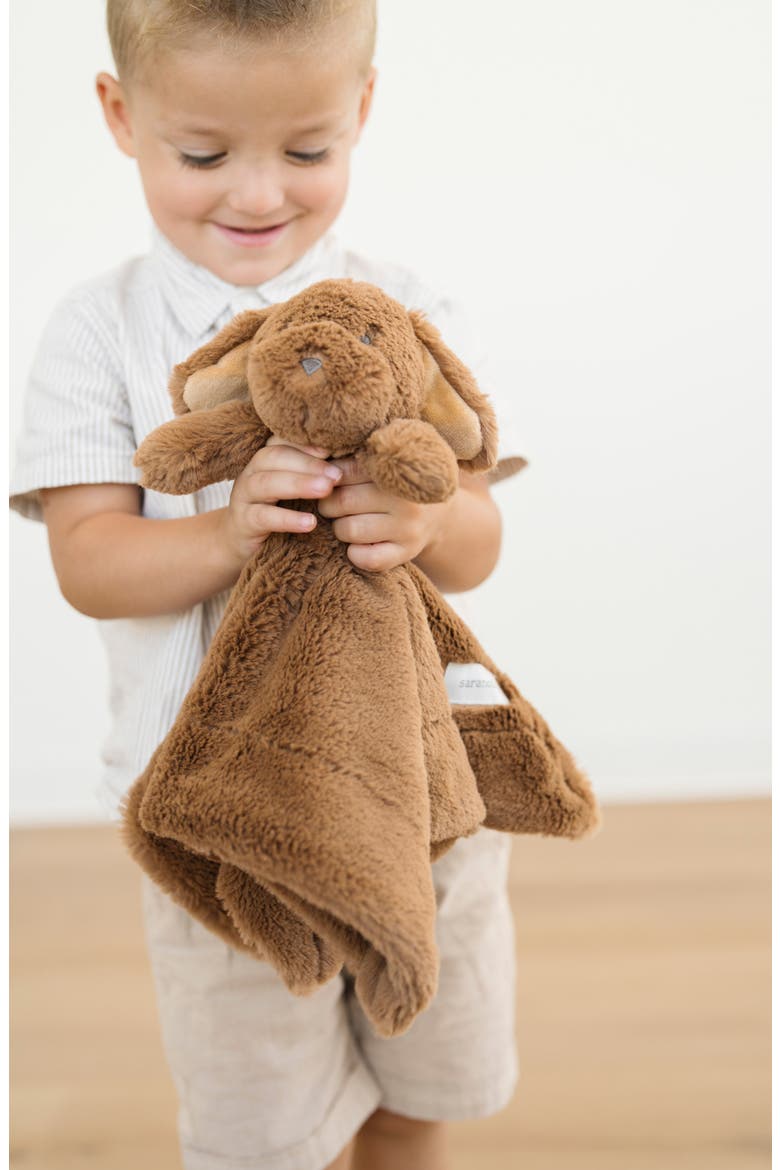 Stuffed Animal Lovey, Alternate, color, BROWN