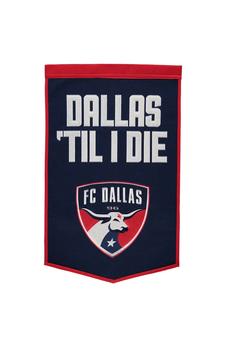 WINNING STREAK FC Dallas Dynasty Banner, Main, color, Navy