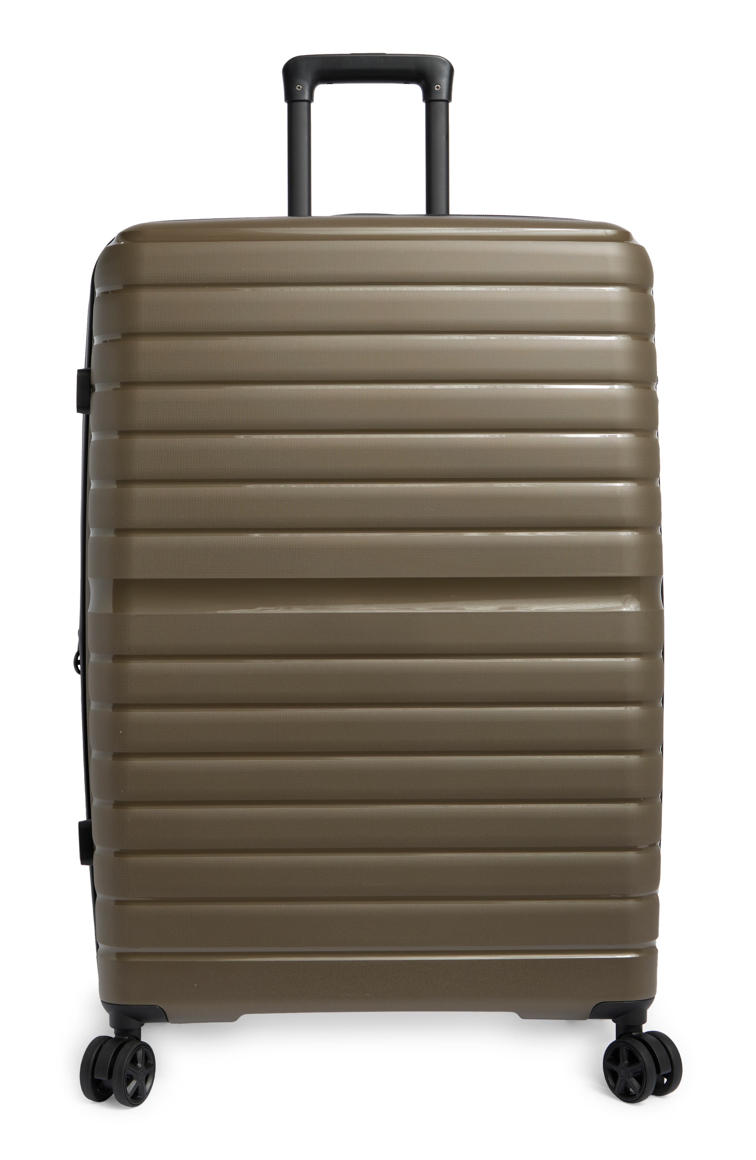 (取寄) カルパック 24インチ ゼイン スピナー スーツケース - ハードサイド, エクスパンダブル, シルバー グレイ CalPak 24” Zayn Spinner Suitcase - Hardside, Expandable, Silver Grey  Silver Grey CALPAK Zayn 28-Inch Hardside Spinner Suitcase | Nordstromrack