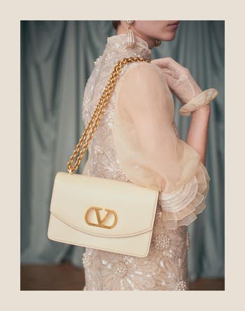 Vain VLOGO Leather Shoulder Bag