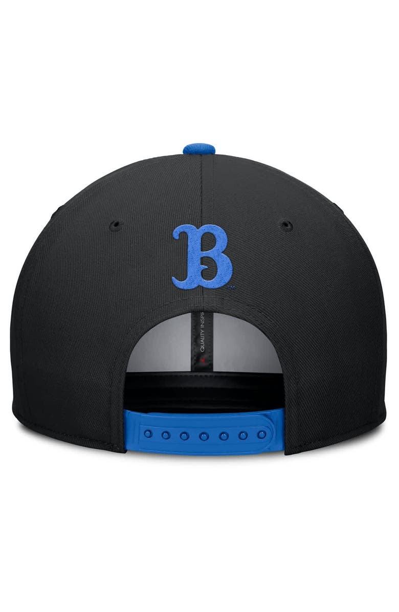 Jordan Brand Men's Jordan Brand Black/Blue UCLA Bruins 2025 Sideline Campus Pro Local Snapback Hat, Alternate, color, Black
