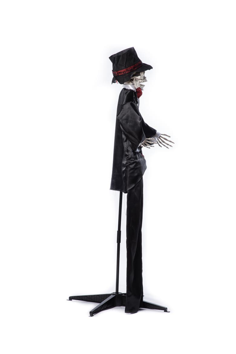 Haunted Groom  Halloween Sound/Motion Fig, Alternate, color, Black
