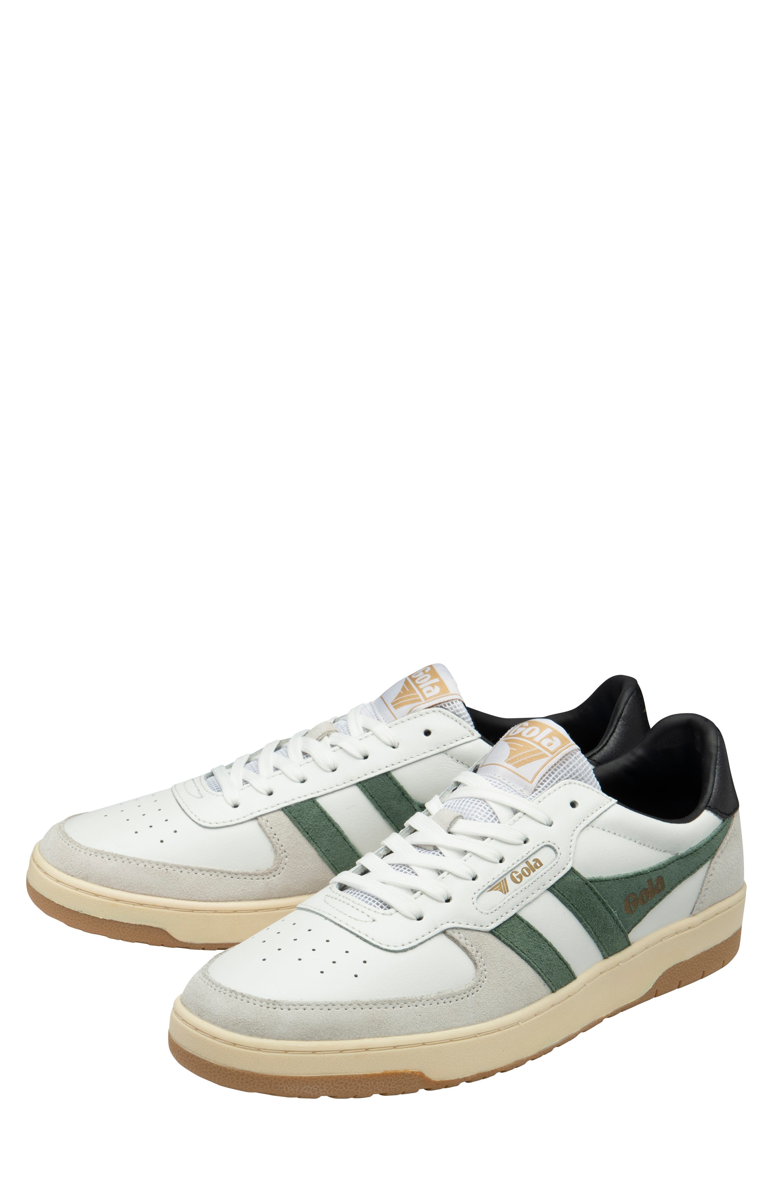 Gola Hawk Sneaker, Alternate, color, White/ Sage/ Black