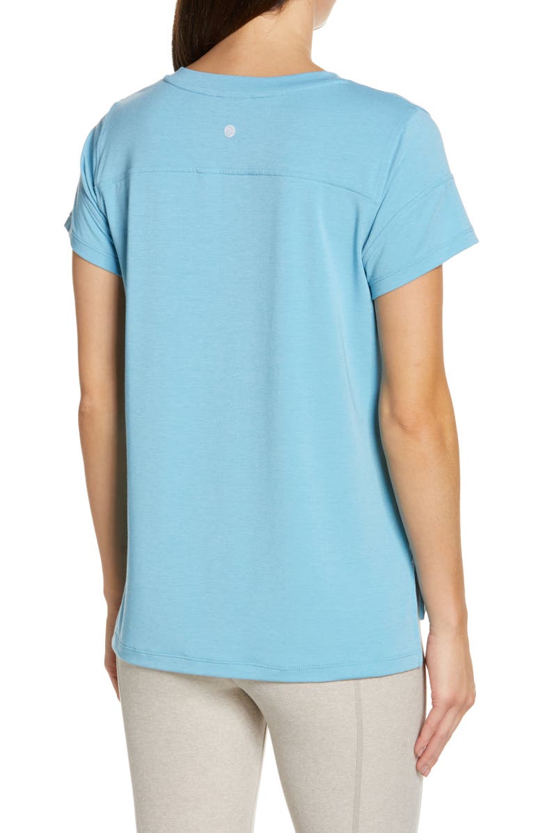 Zella Ava T-Shirt, Alternate, color, Teal Dolphin