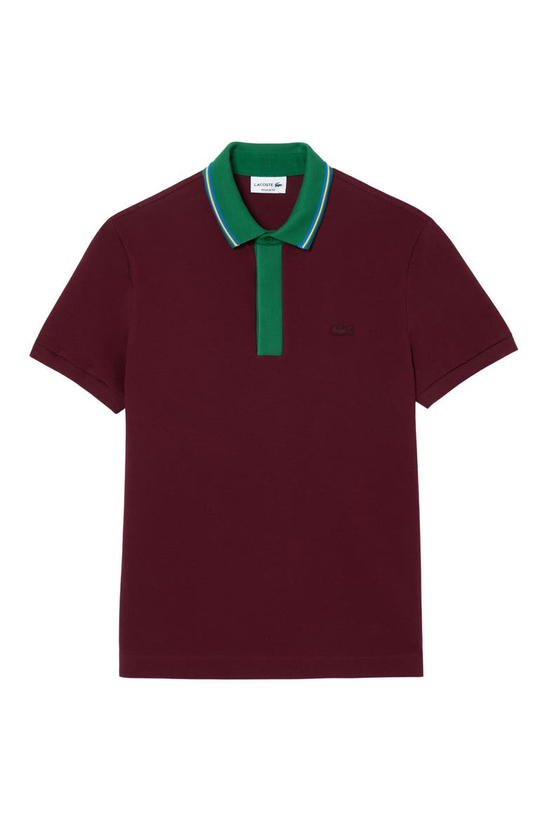 Regular Fit Tipped Cotton Piqué Polo, Main, color, YUP ZIN