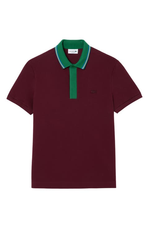 Regular Fit Tipped Cotton Piqué Polo
