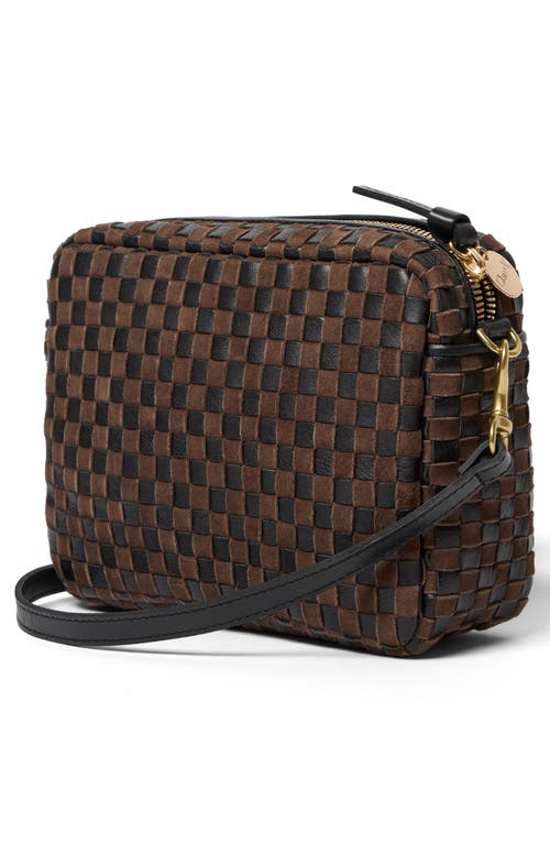 Clare V . Midi Sac Woven Crossbody Bag In Multi