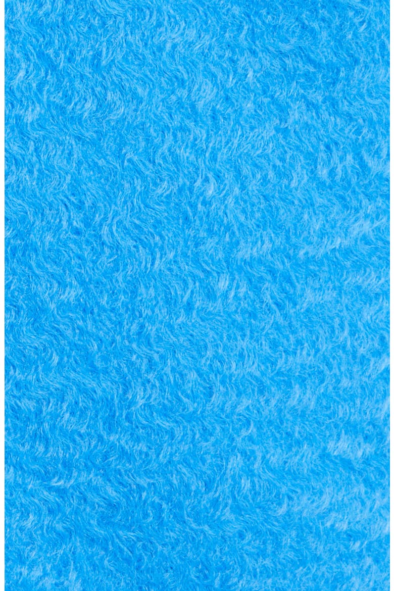 Long Brushed Coat, Alternate, color, MID BLUE