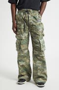 AMIRI Camo Print Drawstring Cargo Pants