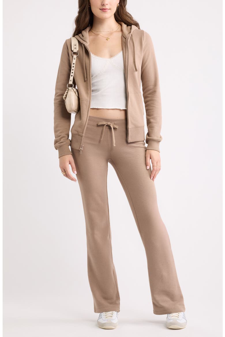 Bootcut Sweatpants, Alternate, color, BROWN TRAIL
