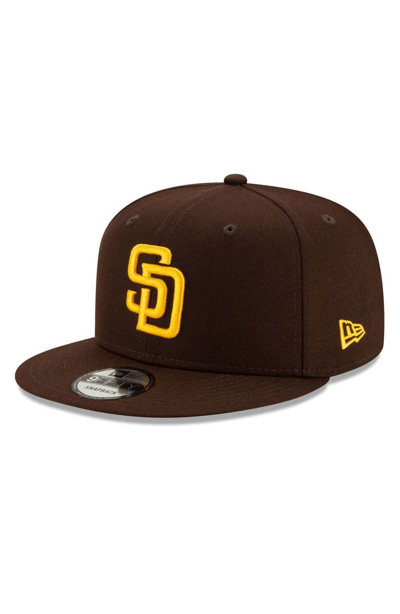 New Era Men's New Era Brown San Diego Padres 2025 MLB Postseason Side Patch 9FIFTY Snapback Hat, Alternate, color, 
