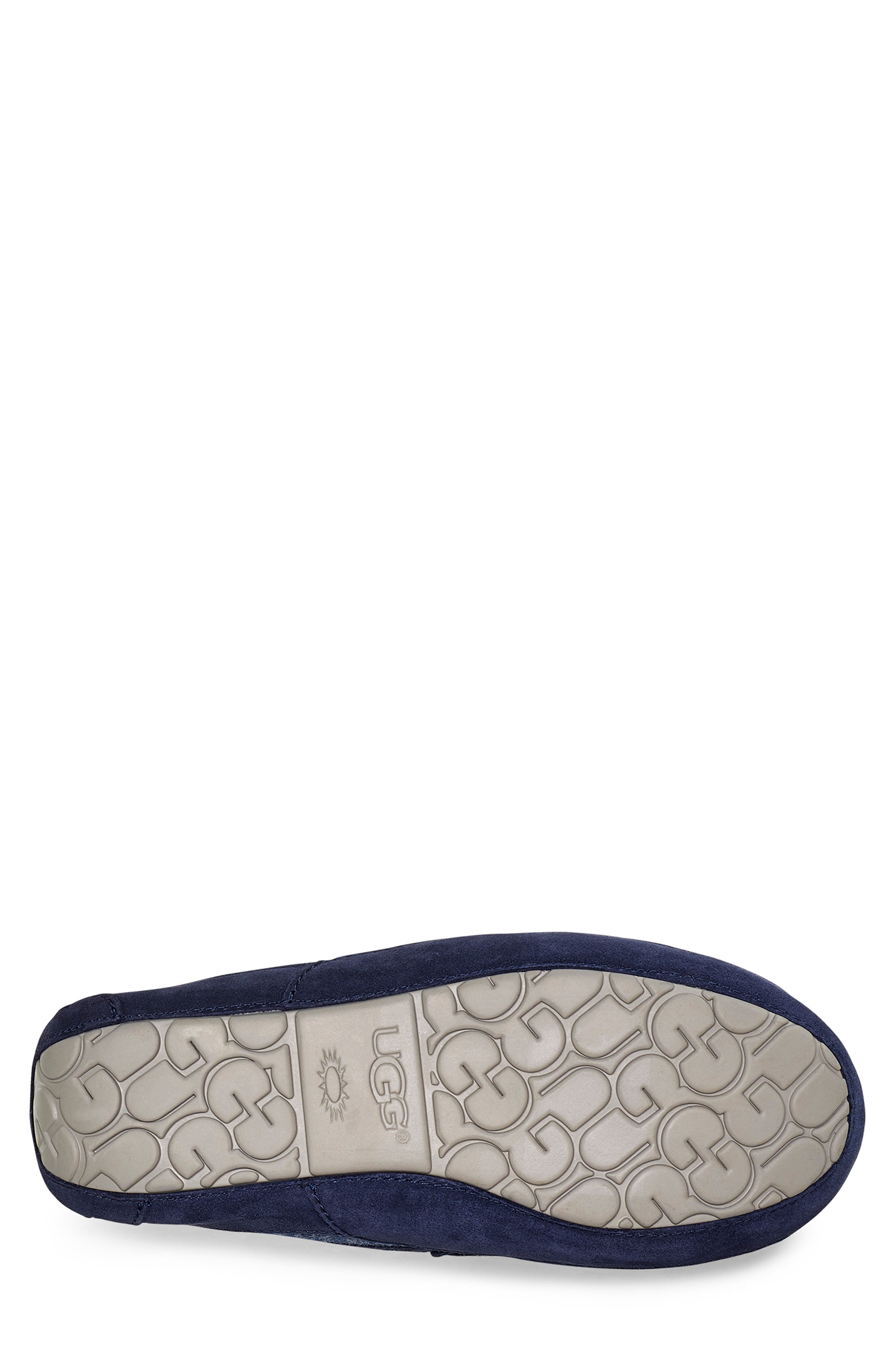 UGG Ascot UGGpure Lined Slipper, Alternate, color, DARK SAPPHIRE