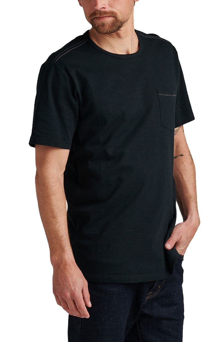 Roark Well Worn Midweight Organic Cotton T-Shirt, Alternate, color, Black