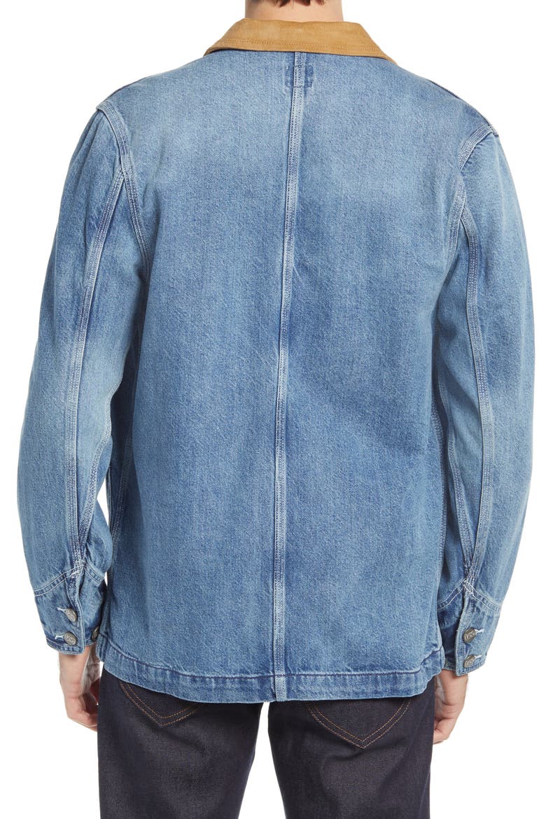 Denim Chore Jacket, Alternate, color, MEDIUM BLUE