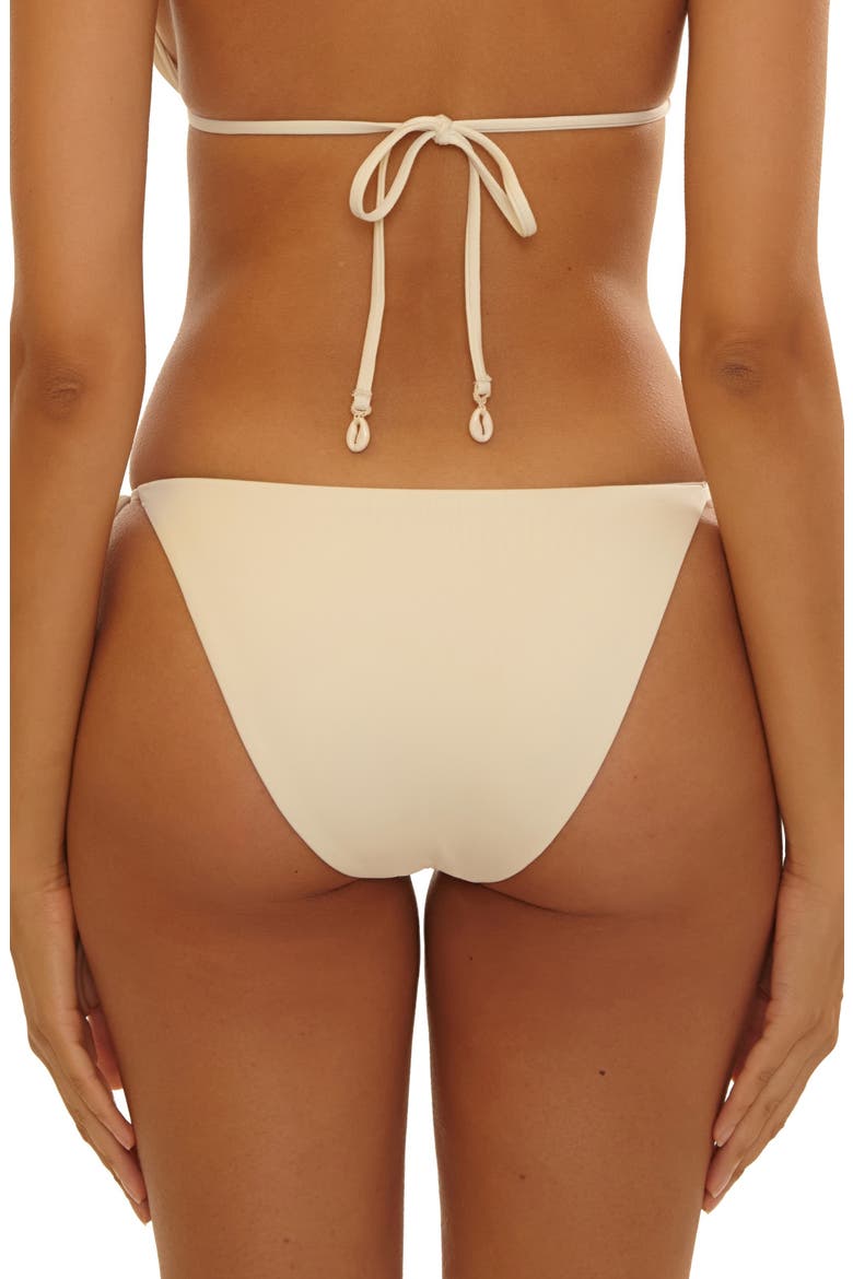 Seashell Crochet Trim Hipster Bikini Bottoms, Alternate, color, NATURAL