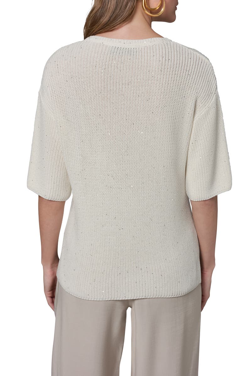 Donna Karan New York Sequin Sweater, Alternate, color, 
