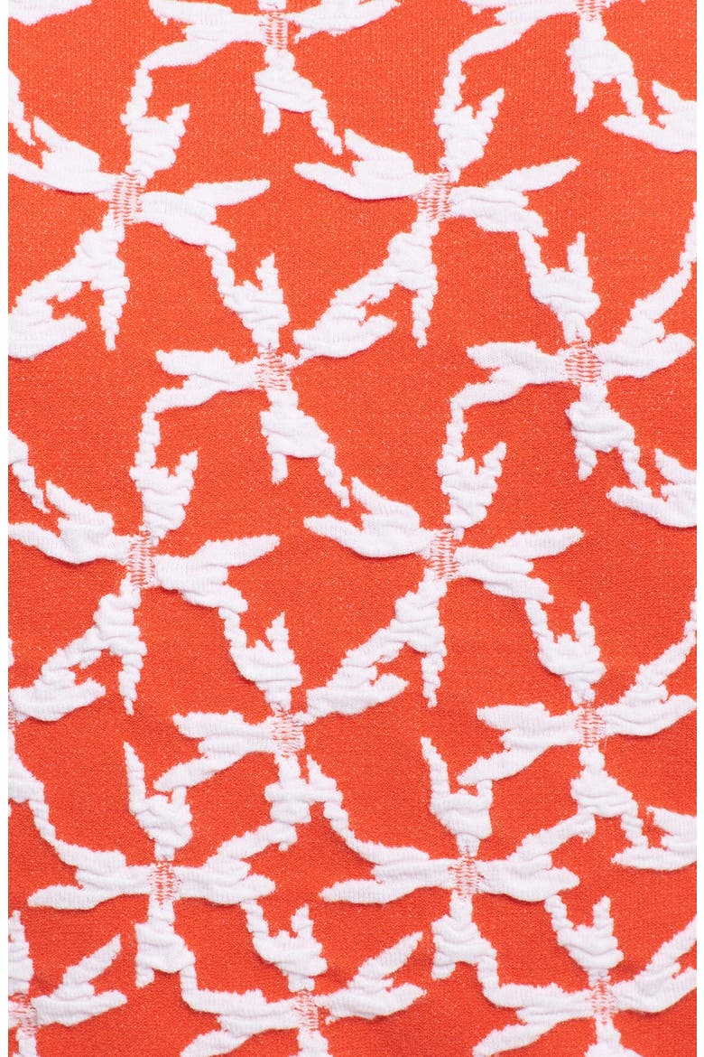 'Robin' Jacquard Knit Sweater, Alternate, color, SPUR RED