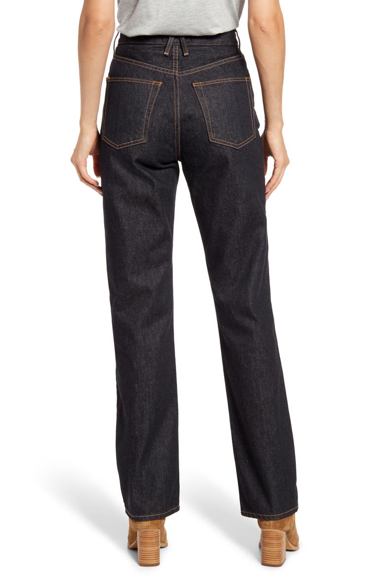 London High Waist Straight Leg Jeans, Alternate, color, EMPTY SKY