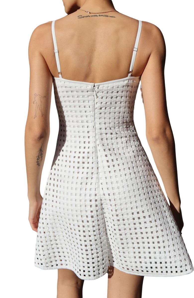 Cynthia Rowley Birdcage Mini Dress, Alternate, color, 