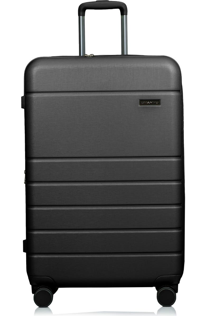 CHAMPS Spinner Suitcase 3-Piece Luggage Set, Alternate, color, Black