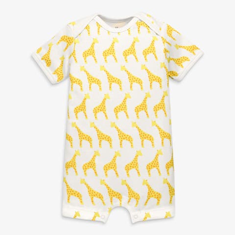 Organic Animal Friends Babysuit Shortie