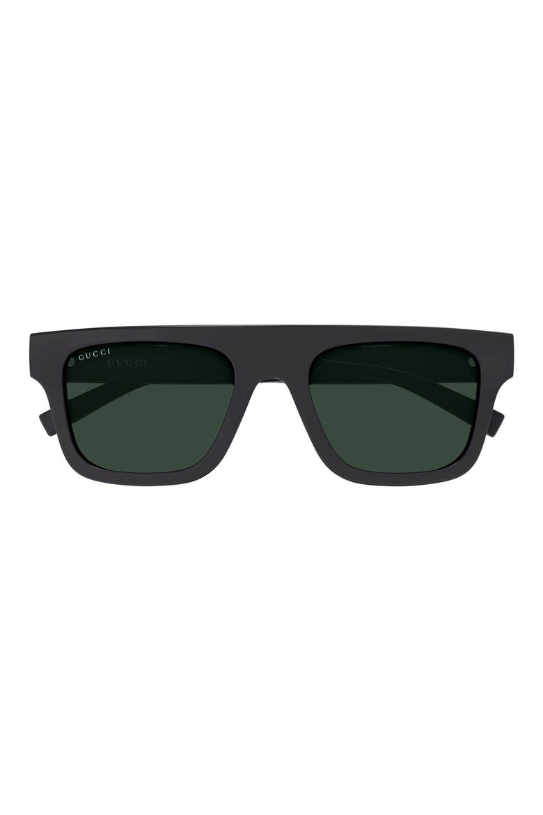 53mm Square Sunglasses, Main, color, GREY