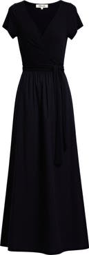 Diane von Furstenberg Elena Mixed Media Fit & Flare Dress