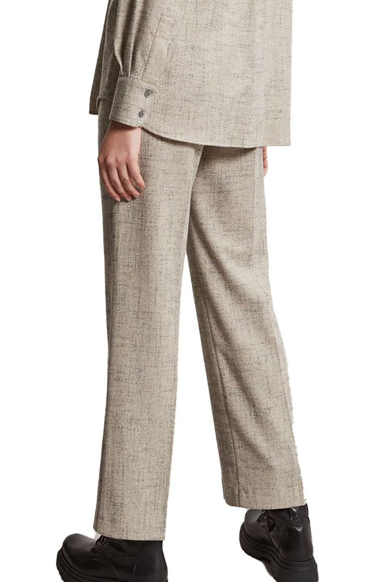 Wool Blend Ankle LengthTrousers, Alternate, color, Stone