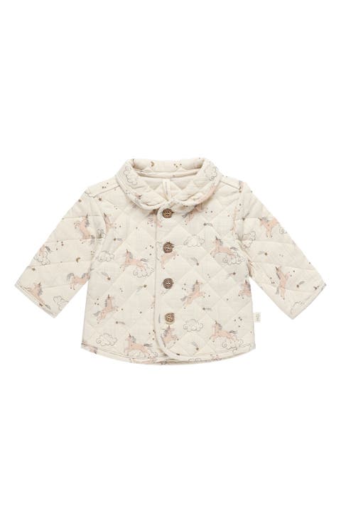 Quilted Organic Cotton Jacket (Baby & Toddler)