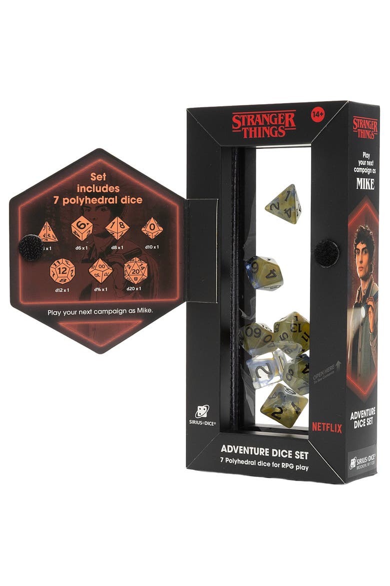 Adventure Dice 7 Pieces, Alternate, color, Multicolored