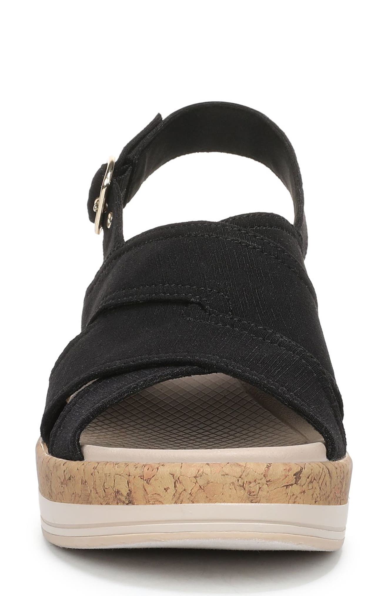 LifeStride Rye Slingback Sandal - Wide Widths Available, Alternate, color, Black
