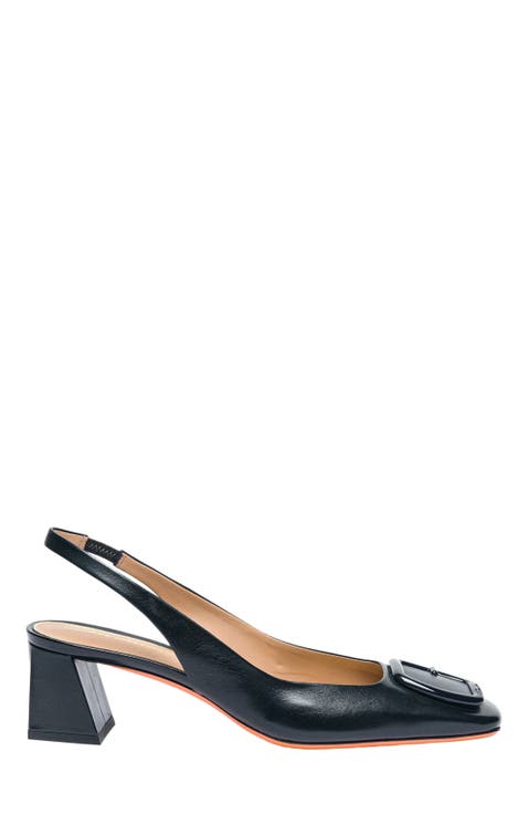 Women's mid-heel slingback