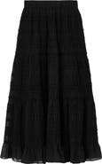 AllSaints Lotus Tiered Maxi Skirt