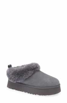 Tazzelle Genuine Shearling Collar Slipper