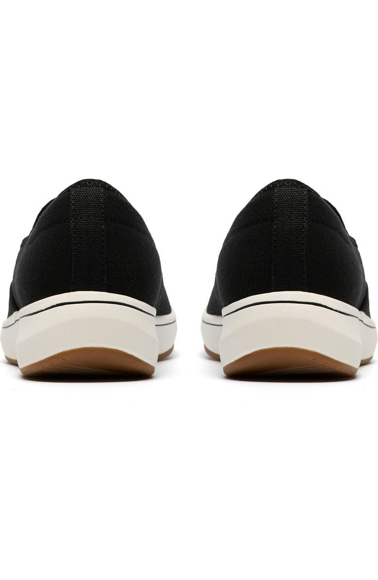 Clarks<sup>®</sup> BreezeSky Zoe Slip-On Sneaker, Alternate, color, Black Canvas