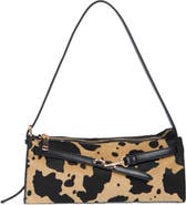 URBAN EXPRESSIONS Faux Calf Hair Shoulder Bag